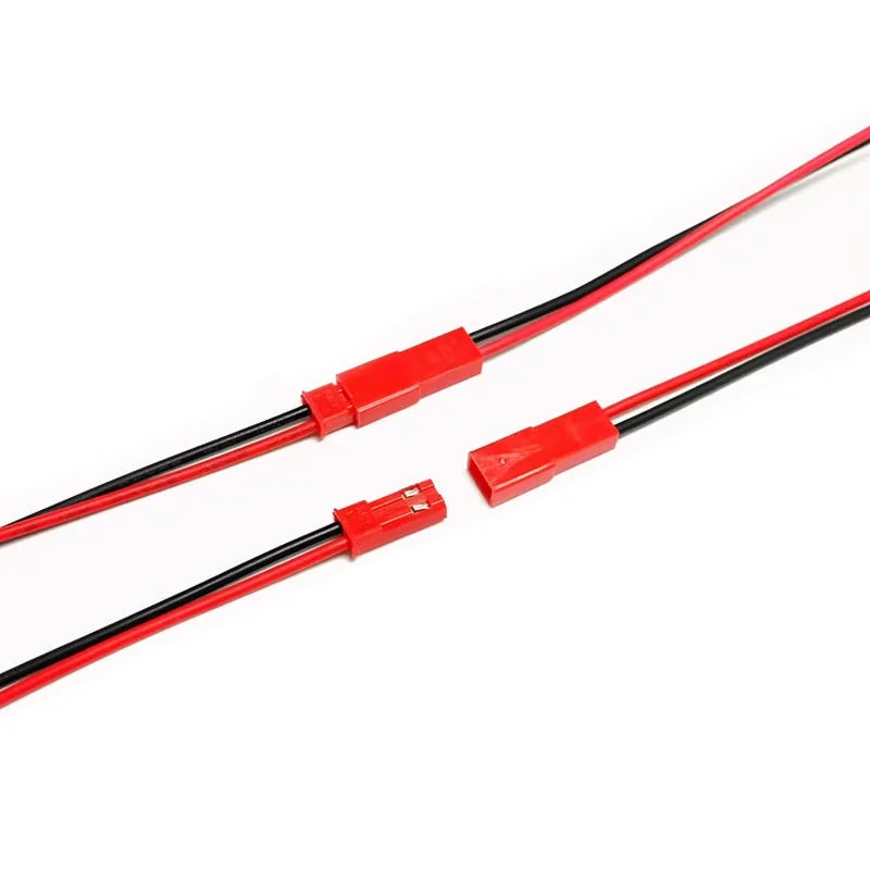 RCY wire-to-wire leads shown connected above and separated below