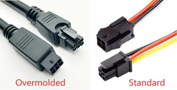 overmolded vs standar cable assembly