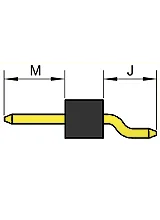 Single row, single wafer, right angle, SMT