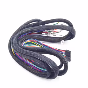 braided cable with molex connector